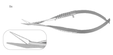 НОЖНИЦЫ ДЛЯ КАПСУЛОТОМИИ VANNAS SCISSORS CURVED М 151 20°